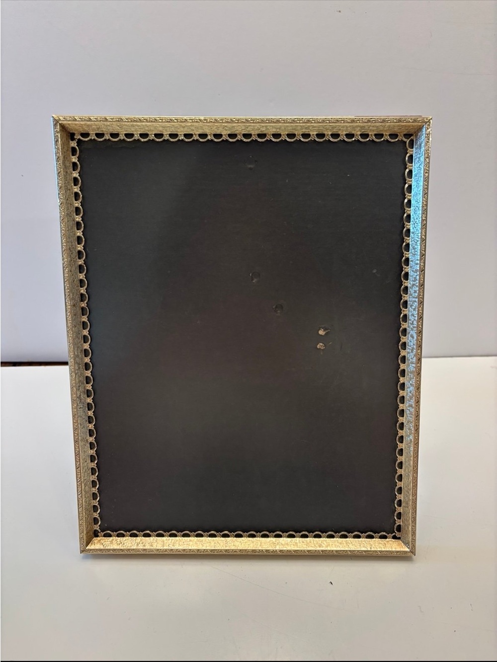 Vintage Ornate Border Gold-tone Picture Frame